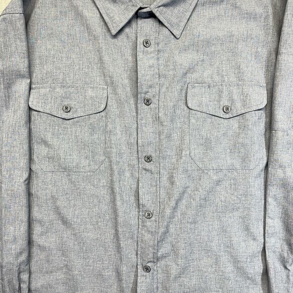 Vertx Recce Technical Shirt Men’s 2XL Blue Snap Front Tactical VTX1521 - Picture 3 of 12